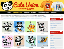 Tablet Screenshot of cuteunion.com